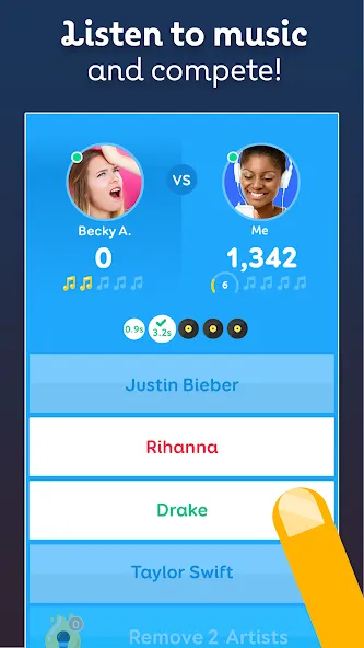 SongPop Classic: Music Trivia (СонгПоп Классик)  [МОД Бесконечные монеты] Screenshot 3