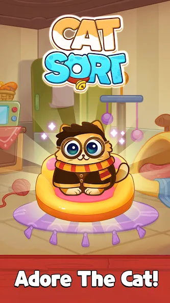 Cat Sort Puzzle: Cute Pet Game  [МОД Все открыто] Screenshot 1