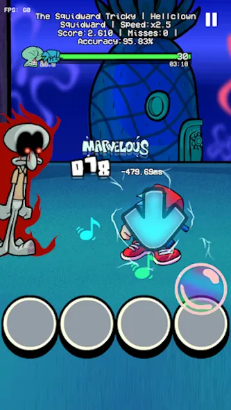 Trickward Undersea Beat Battle (Триковый Фанкин Мод против БФ)  [МОД Menu] Screenshot 1