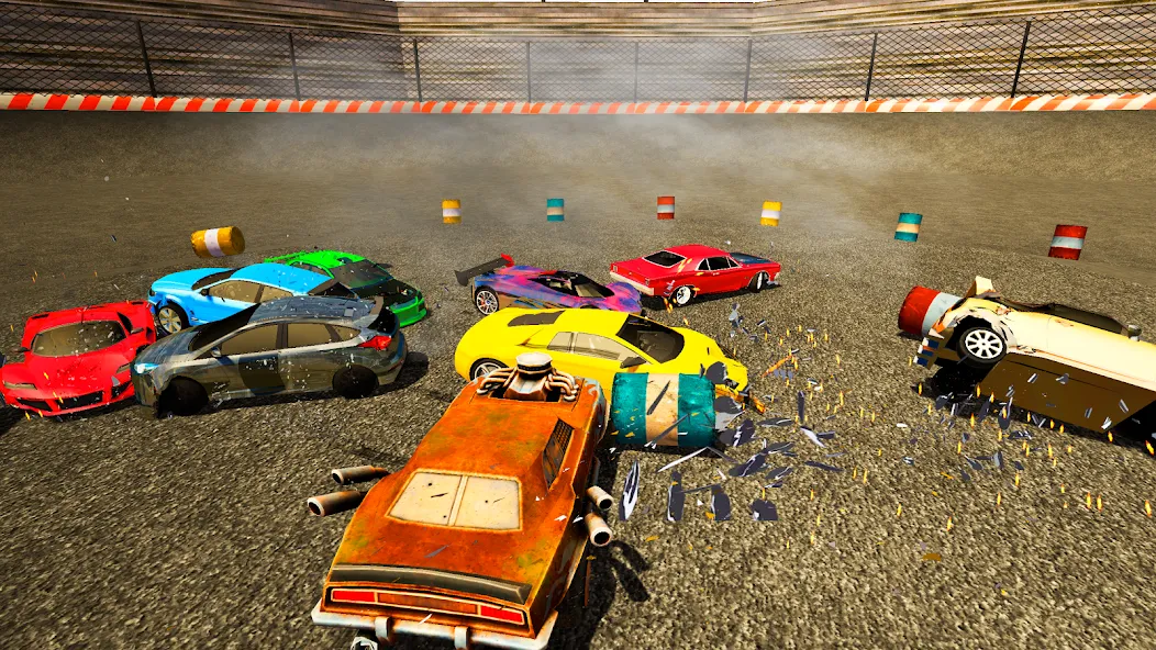 Demolition Derby Mad Car Crash (Дерби Деструкция Симулятор)  [МОД Бесконечные монеты] Screenshot 5