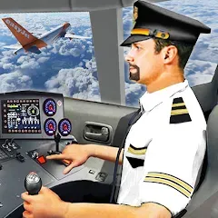 Скачать взлом Plane Pilot Flight Simulator (Плейн Пилот Флайт Симулятор)  [МОД Много монет] на Андроид
