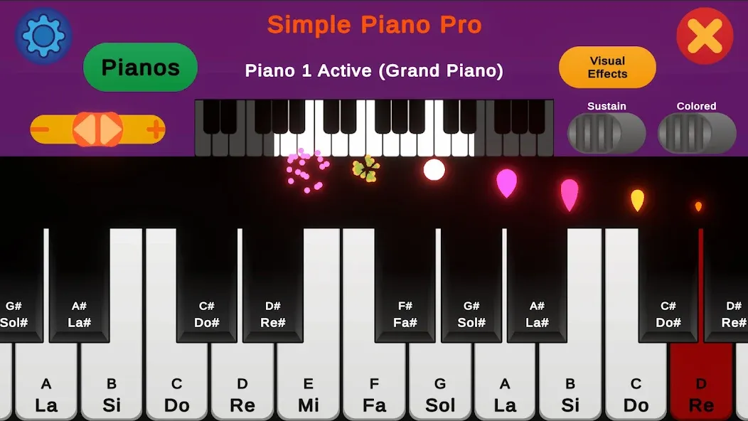 Simple Piano Pro (Симпл Пиано Про)  [МОД Бесконечные деньги] Screenshot 2