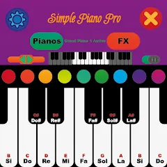 Скачать взлом Simple Piano Pro (Симпл Пиано Про)  [МОД Бесконечные деньги] на Андроид