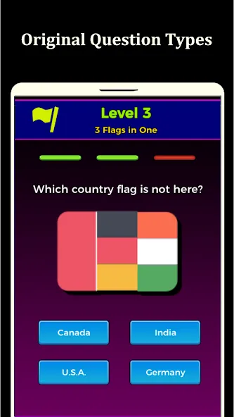 World Flags Quiz Game (Ворлд Флагс Квиз Гейм)  [МОД Все открыто] Screenshot 1