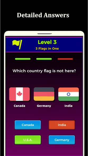 World Flags Quiz Game (Ворлд Флагс Квиз Гейм)  [МОД Все открыто] Screenshot 2