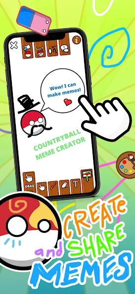 Countryball Potato Mayhem (Кантрибол Потето Мейхем)  [МОД Menu] Screenshot 4