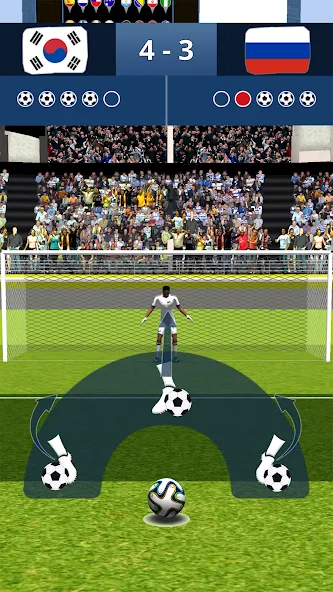 Final Shoot: Penalty-Shootout  [МОД Бесконечные деньги] Screenshot 1