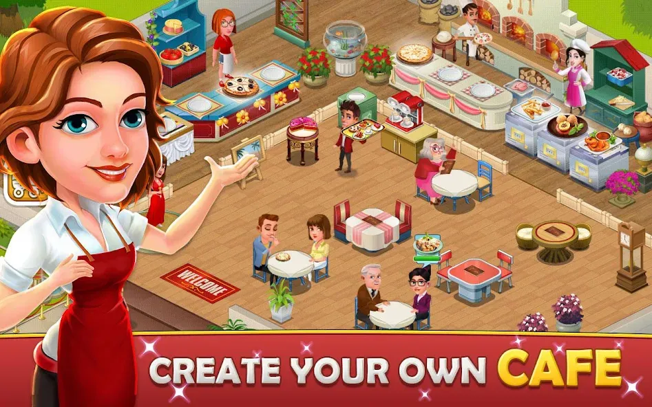 Cafe Tycoon – Cooking & Fun  [МОД Много монет] Screenshot 1