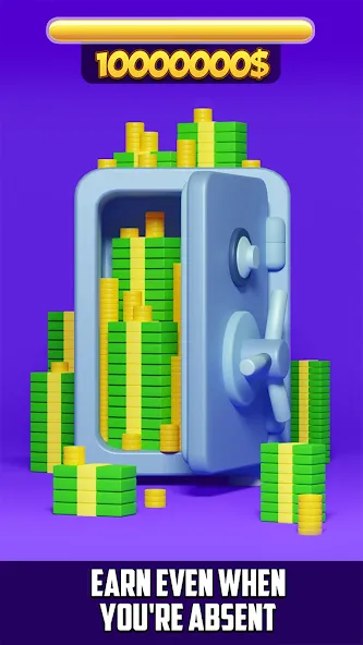 Money cash clicker  [МОД Много монет] Screenshot 4