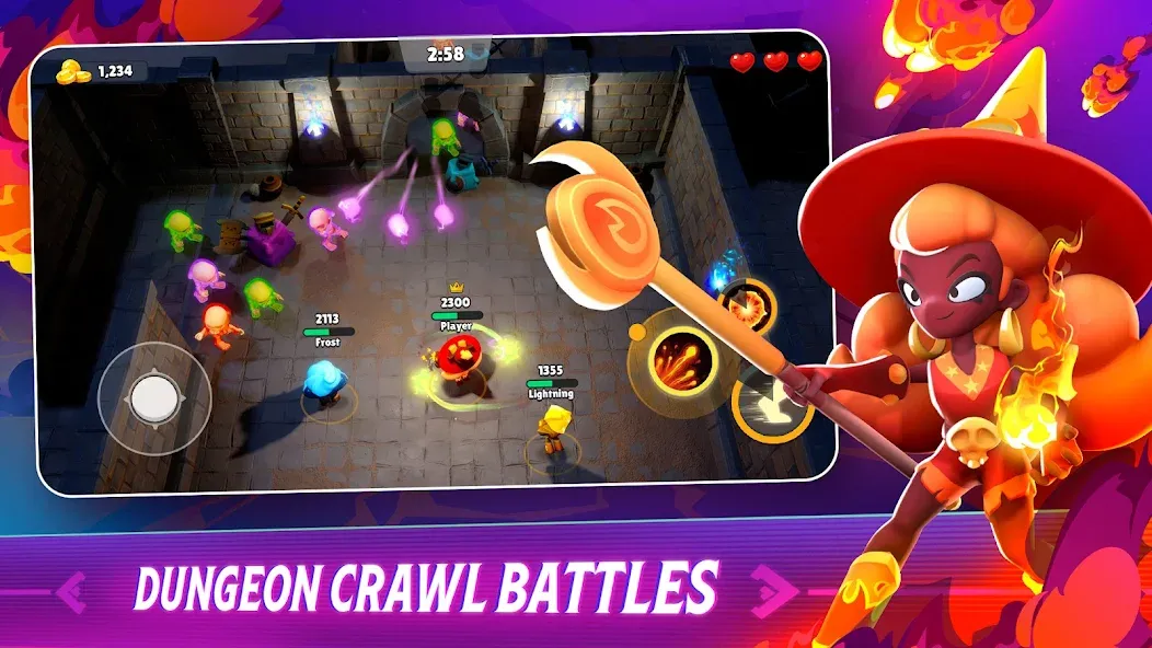 Loot Mage Trials: Battle Games (Лут Маг Испытания)  [МОД Много денег] Screenshot 4