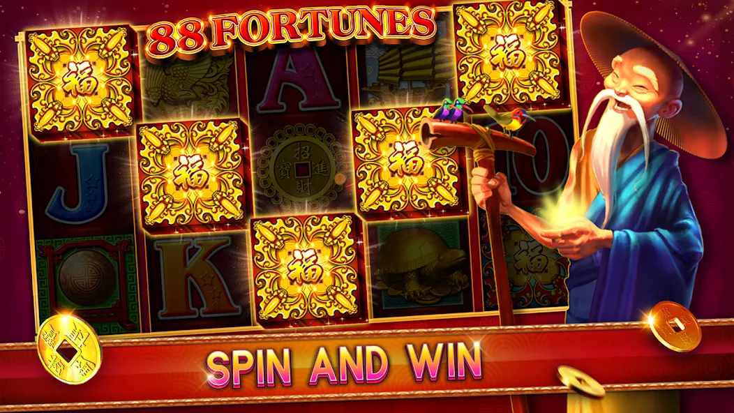 88 Fortunes Casino Slot Games (Форчунс)  [МОД Unlocked] Screenshot 1