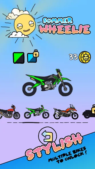 Summer Wheelie (Саммер Уили)  [МОД Menu] Screenshot 2