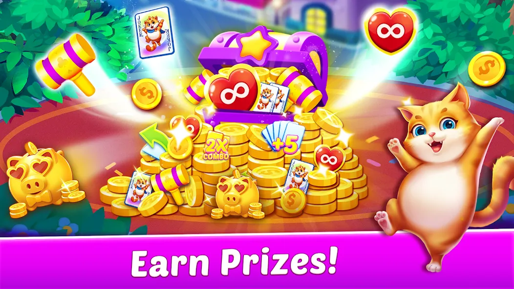 Solitaire Tripeaks Diary  [МОД Unlimited Money] Screenshot 3