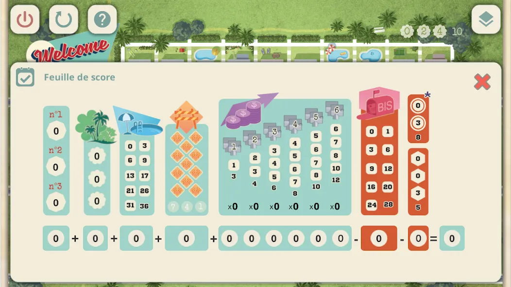 Welcome to - Scoresheet (Вэлкам то)  [МОД Меню] Screenshot 2