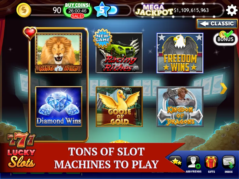 Lucky Slots (Лаки Слотс)  [МОД Unlimited Money] Screenshot 1