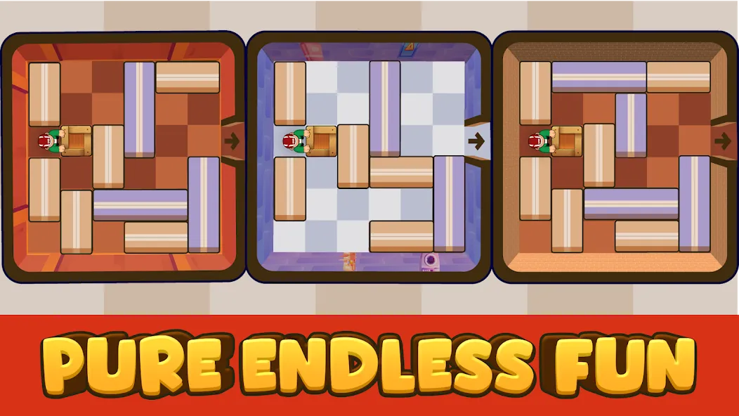 Push Box Out (Пуш Бокс Аут)  [МОД Menu] Screenshot 2