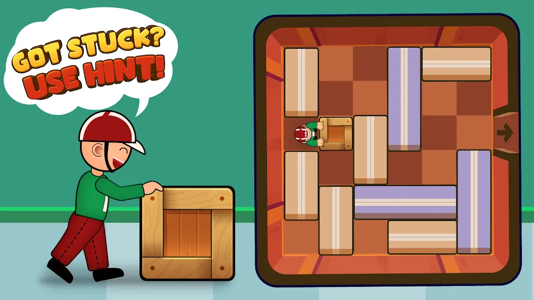 Push Box Out (Пуш Бокс Аут)  [МОД Menu] Screenshot 4