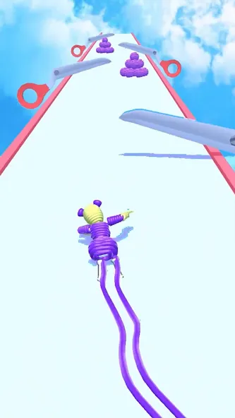 Rope-Man Run (Трос)  [МОД Бесконечные монеты] Screenshot 3