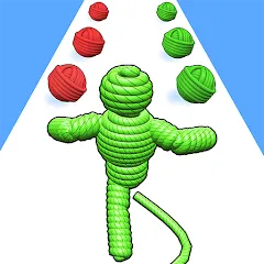 Скачать взлом Rope-Man Run (Трос)  [МОД Бесконечные монеты] на Андроид