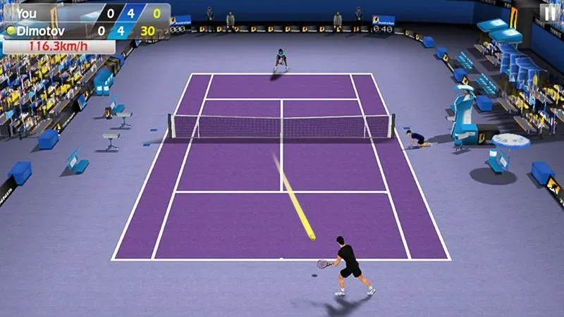 3D Tennis  [МОД Много монет] Screenshot 4