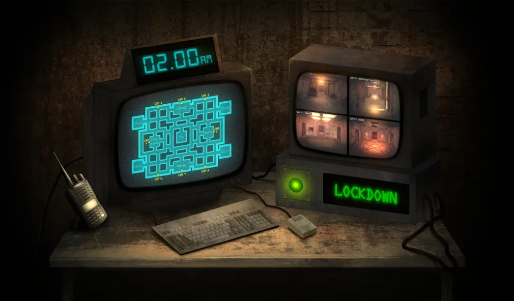 Asylum Night Shift 2 (Азайлум Найт Шифт 2)  [МОД Unlocked] Screenshot 1