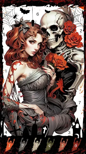 Death Park Coloring Games (Дэт Парк игры раскраски)  [МОД Меню] Screenshot 2