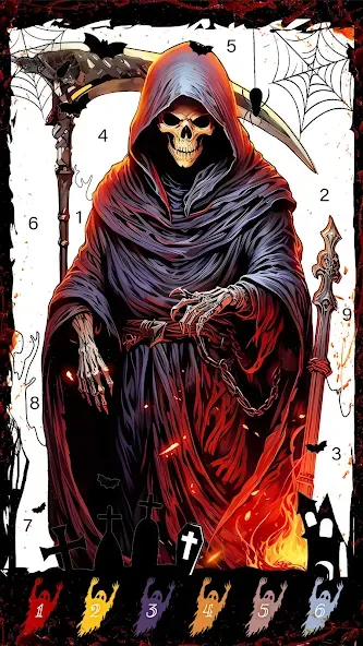 Death Park Coloring Games (Дэт Парк игры раскраски)  [МОД Меню] Screenshot 3