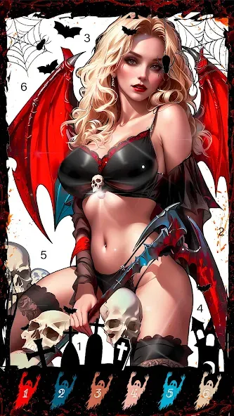 Death Park Coloring Games (Дэт Парк игры раскраски)  [МОД Меню] Screenshot 4