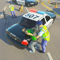 Скачать взлом Police Simulator Job Cop Game [МОД Unlimited Money] на Андроид