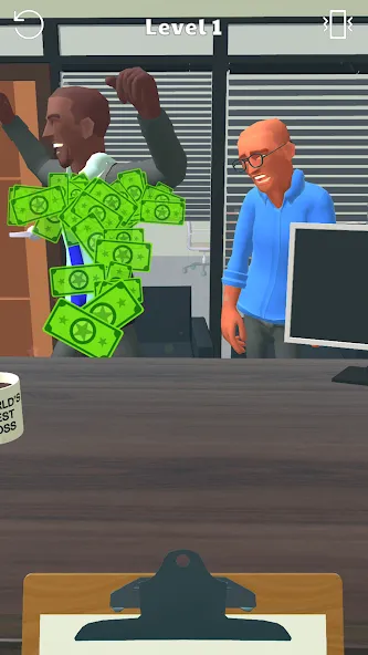 Boss Life 3D: Office Adventure (Босс Лайф 3Д)  [МОД Menu] Screenshot 2