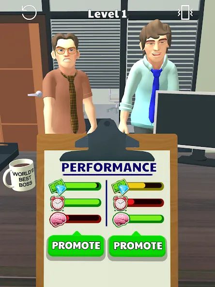 Boss Life 3D: Office Adventure (Босс Лайф 3Д)  [МОД Menu] Screenshot 5
