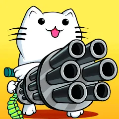 Скачать взлом Stickman Cat Gun offline games  [МОД Много денег] на Андроид