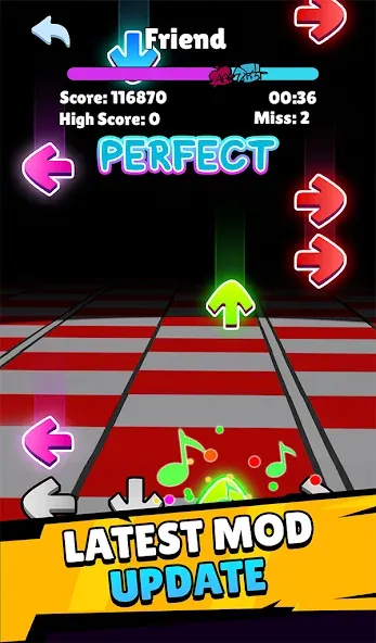 Music Rap Time Battle (Фанкин Музыка)  [МОД Бесконечные деньги] Screenshot 2