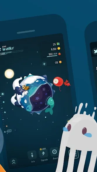 Walkr: Fitness Space Adventure (Уолкр)  [МОД Много денег] Screenshot 5