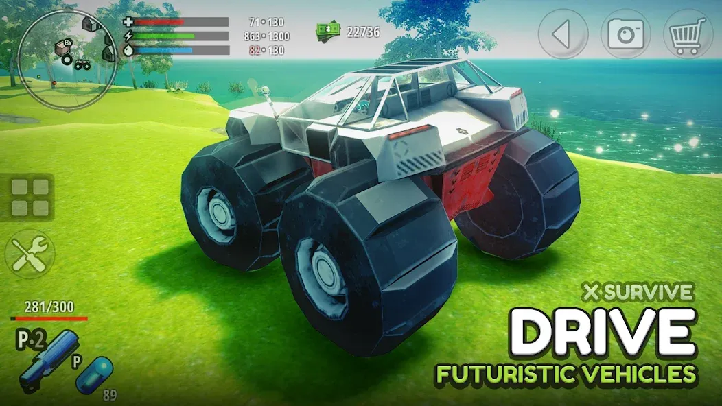 X Survive: Open World Sandbox (Икс Сурвайв)  [МОД Unlocked] Screenshot 3