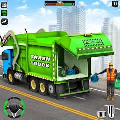 Скачать взлом Trash Truck Games Simulator 3D [МОД Menu] на Андроид