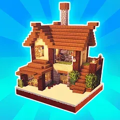 Скачать взлом MiniCraft Village (МиниКрафт Деревня)  [МОД Unlimited Money] на Андроид