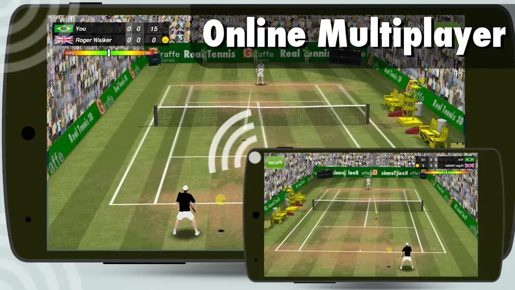 Tennis Champion 3D - Online Sp  [МОД Бесконечные деньги] Screenshot 2