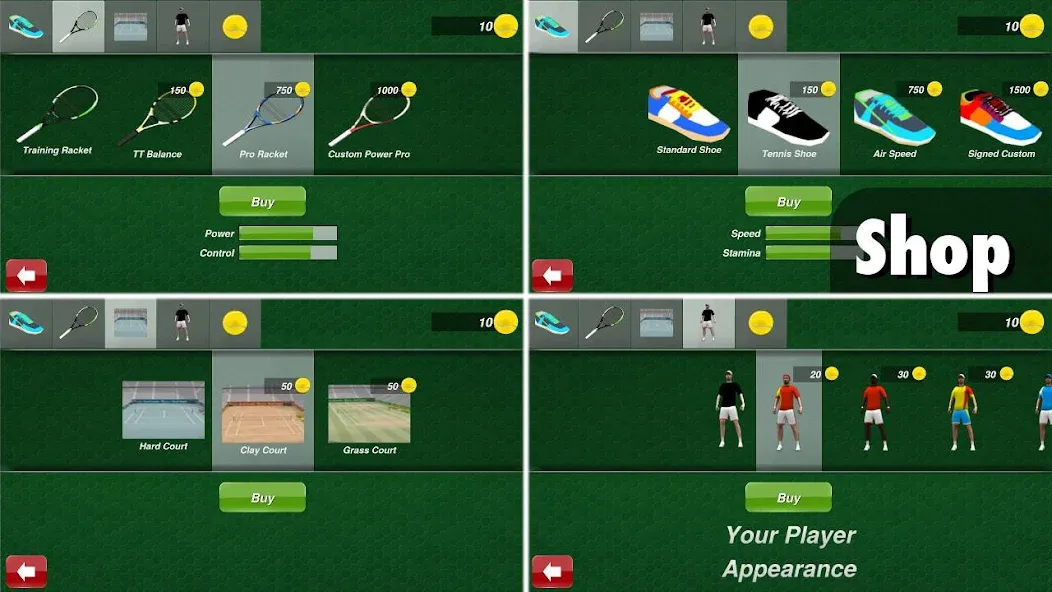 Tennis Champion 3D - Online Sp  [МОД Бесконечные деньги] Screenshot 5