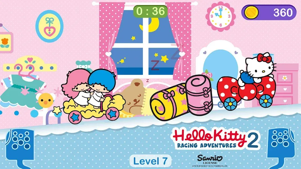 Hello Kitty games - car game  [МОД Menu] Screenshot 4