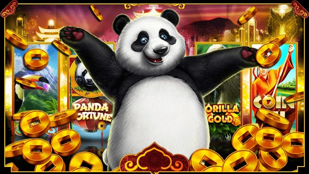 Panda Slots (Панда Слоты)  [МОД Unlimited Money] Screenshot 5