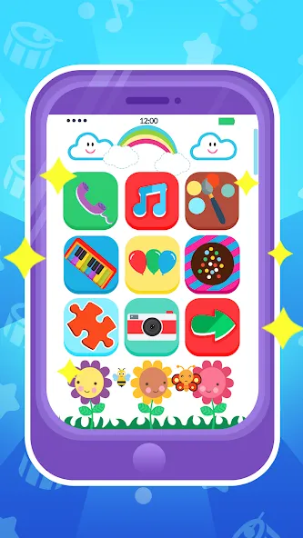Baby Phone: Toddler Games (Беби Фон)  [МОД Много денег] Screenshot 1