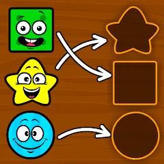 Скачать взлом Shapes & Colors Games for Kids [МОД Много денег] на Андроид