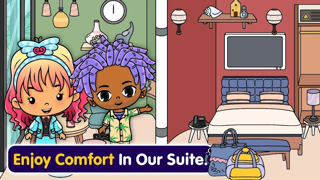 Tizi Town - My Hotel Games  [МОД Меню] Screenshot 2