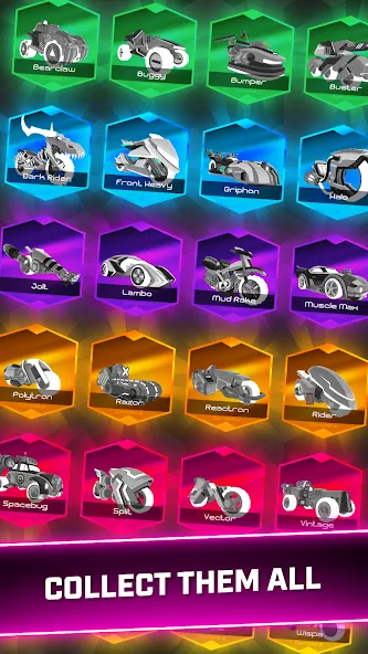 Rider Worlds - Neon Bike Races (Райдер Ворлдс)  [МОД Unlimited Money] Screenshot 3