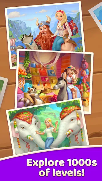 EverMatch 3 Game (ЭверМатч 3 Игра)  [МОД Все открыто] Screenshot 5