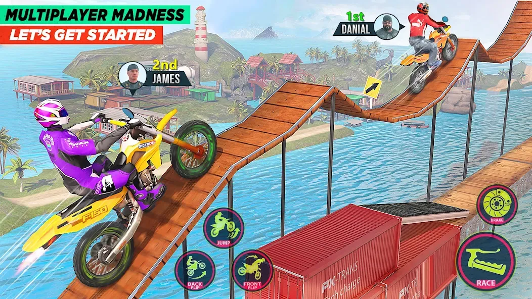Bike Stunt Game: Tricks Master  [МОД Mega Pack] Screenshot 1