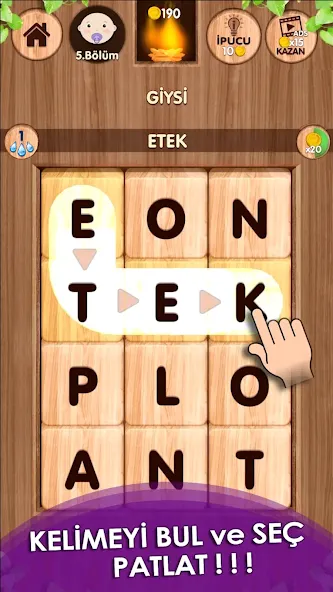 Düşen! Kelime Oyunu  [МОД Все открыто] Screenshot 1