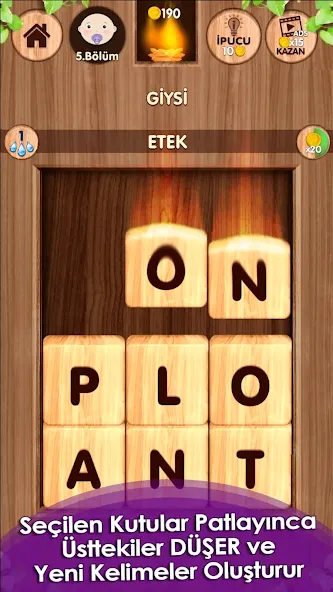 Düşen! Kelime Oyunu  [МОД Все открыто] Screenshot 2
