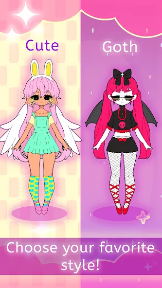 Moon's Closet dress up game  [МОД Много монет] Screenshot 3